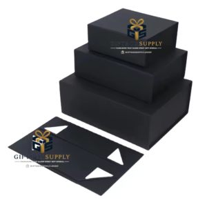 Black Folding Magnetic Gift Box SA | Buy Online