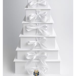 White Ribbon Magnetic Gift Boxes South Africa