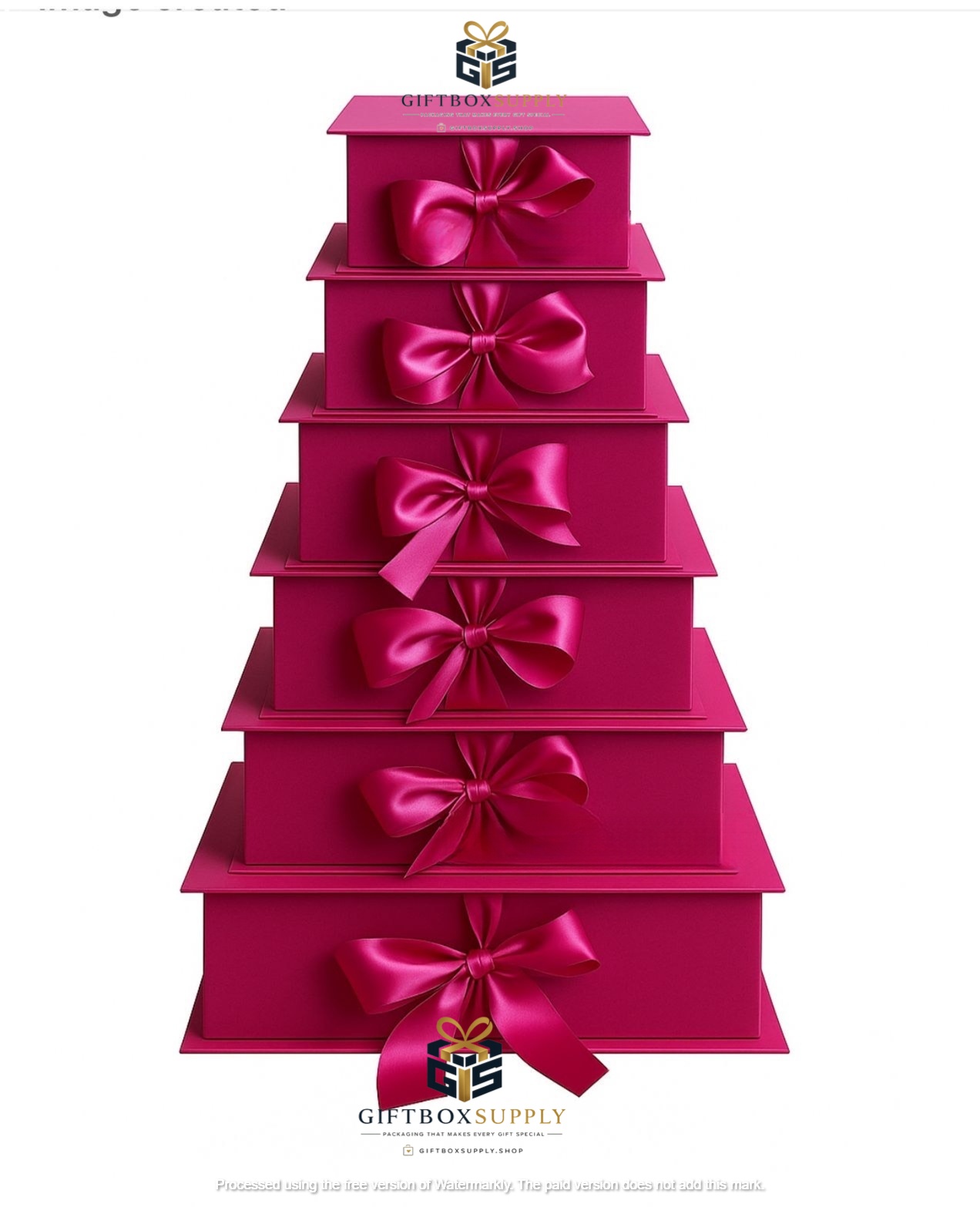 Buy Raspberry Pink Ribbon Gift Boxes South Africa